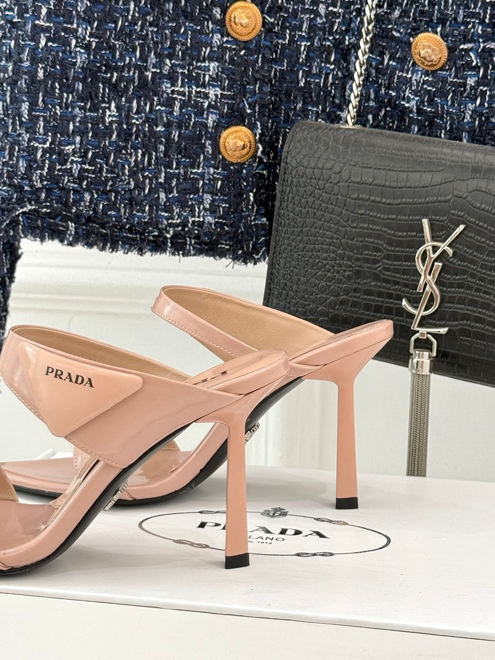 Ezyycart Bags Prada Luxury Heels --53043