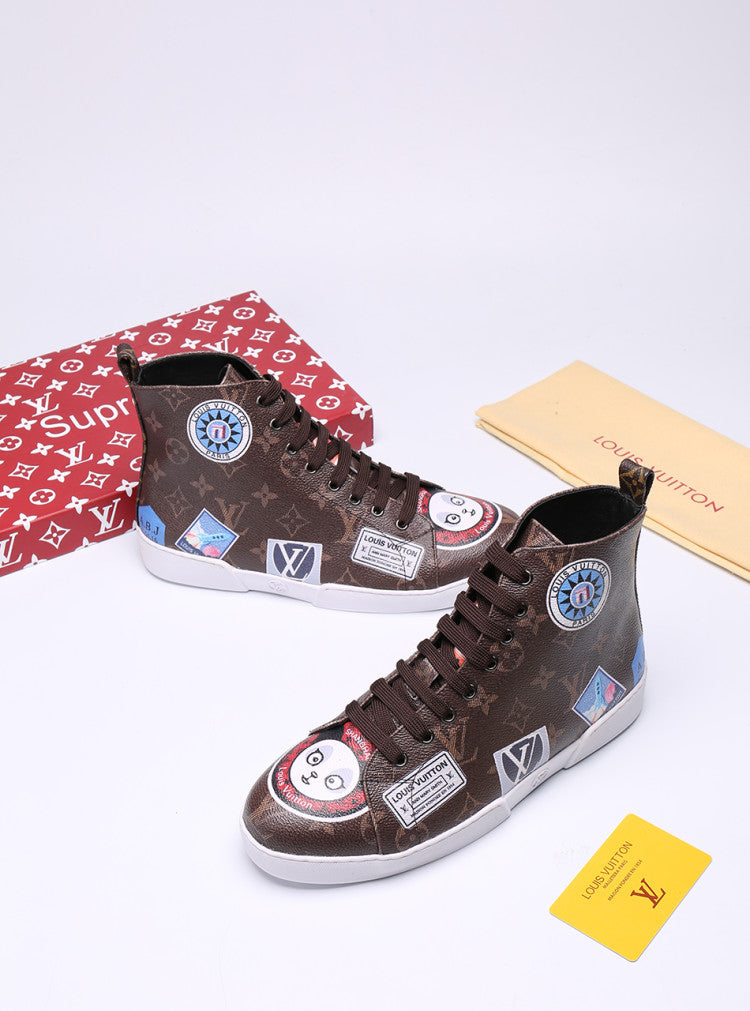 Anum Bags LUV Stellar Trainer Boot Brown Sneaker