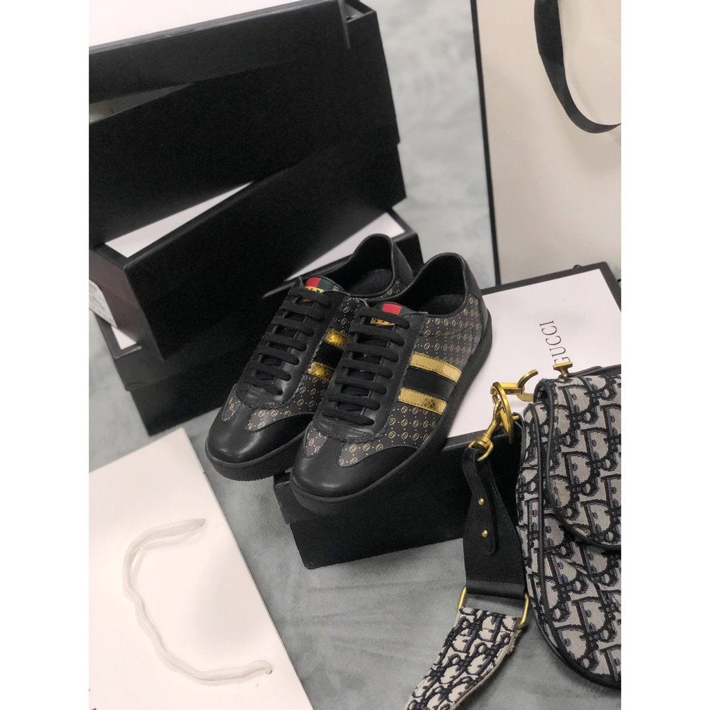 Ezyycart Bags MO-GCI Black Gold Sneaker 094