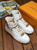 Anum Bags LUV HIgh Top White Brown Sneaker