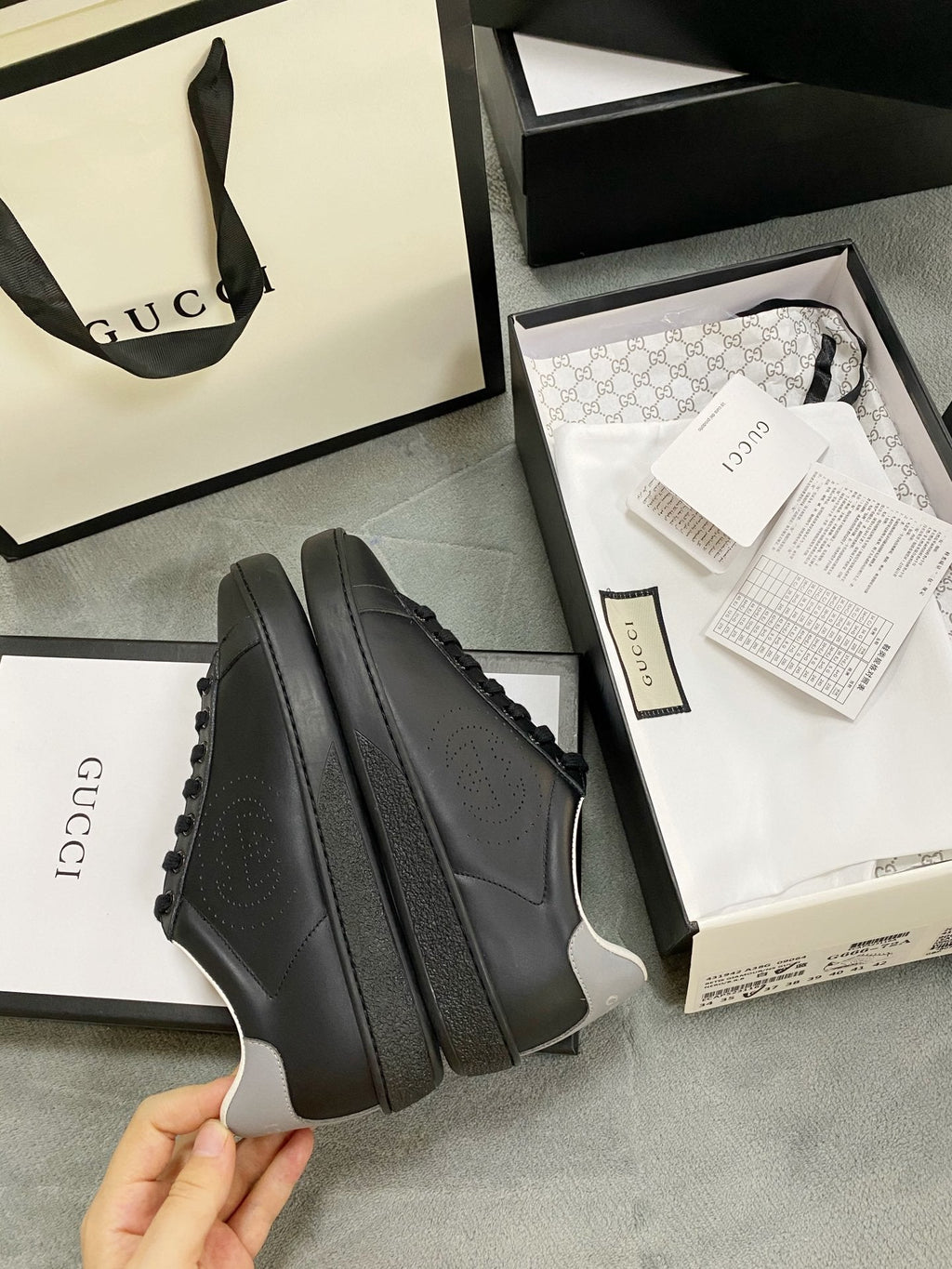 Ezyycart Bags MO-GCI Ace Black Sneaker 075