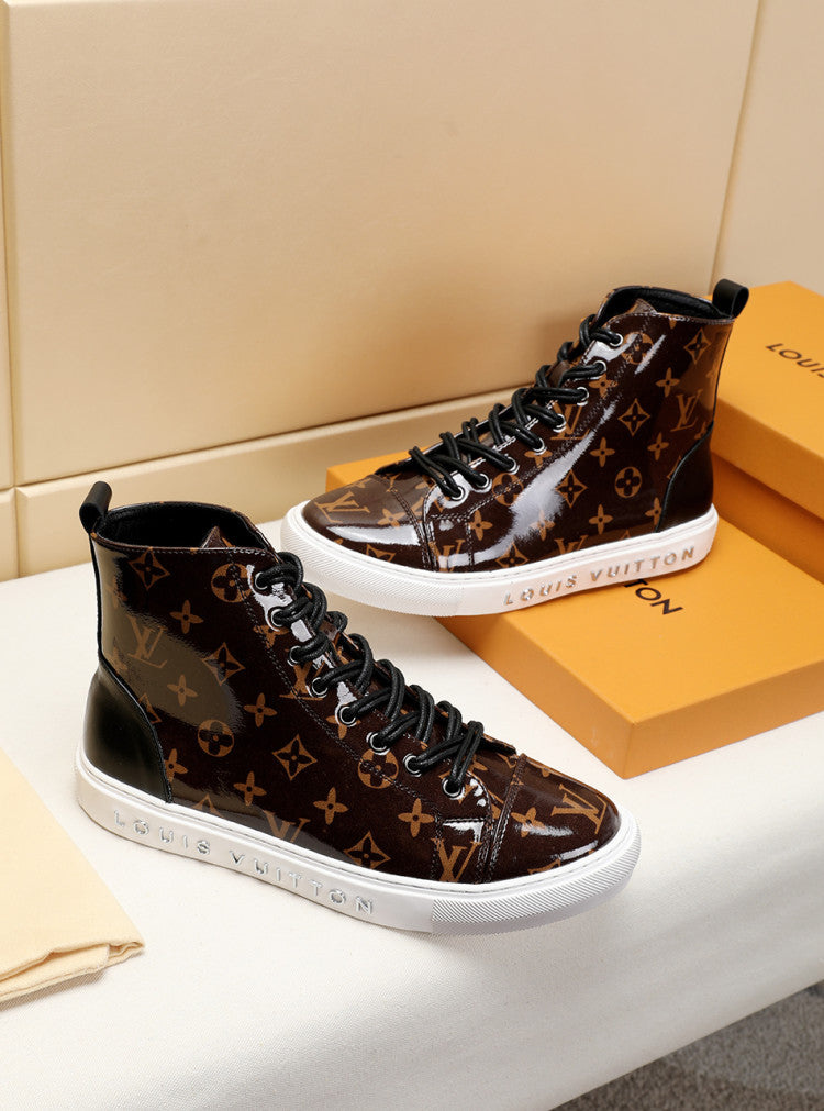 Anum Bags LUV Stellar Trainer Boot Brown Sneaker