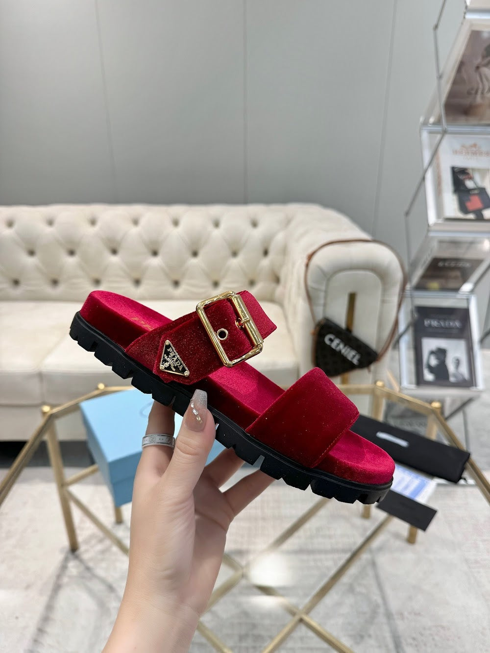 Ezyycart Bags Prada Luxury Heels --53483