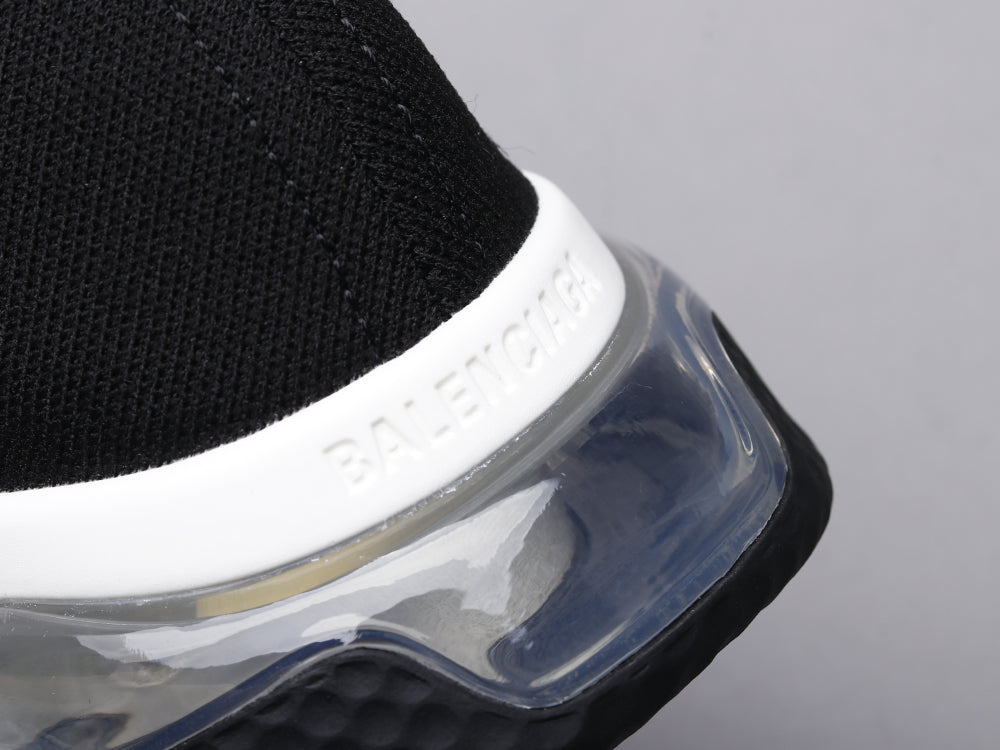 Ezyycart Bags Bla Socks Shoes Black and White Sneaker