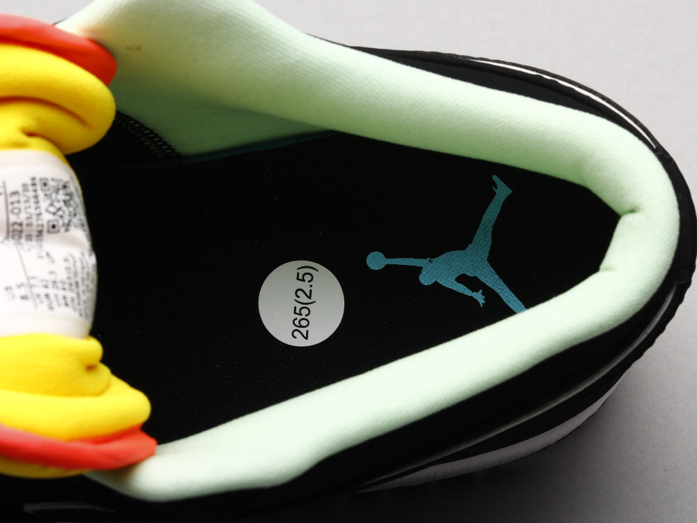 Ezyycart Bags AJ1 Black, blue and yellow stitching