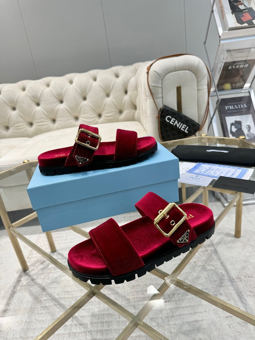 Ezyycart Bags Prada Luxury Heels --53483