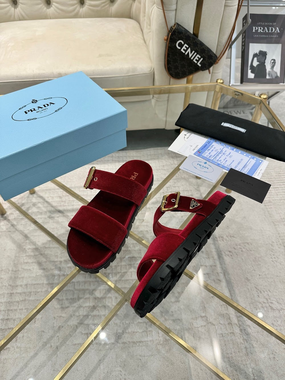 Ezyycart Bags Prada Luxury Heels --53483