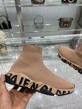 Ezyycart Bags Bla Speed Print Stretch Knit Sneakers
