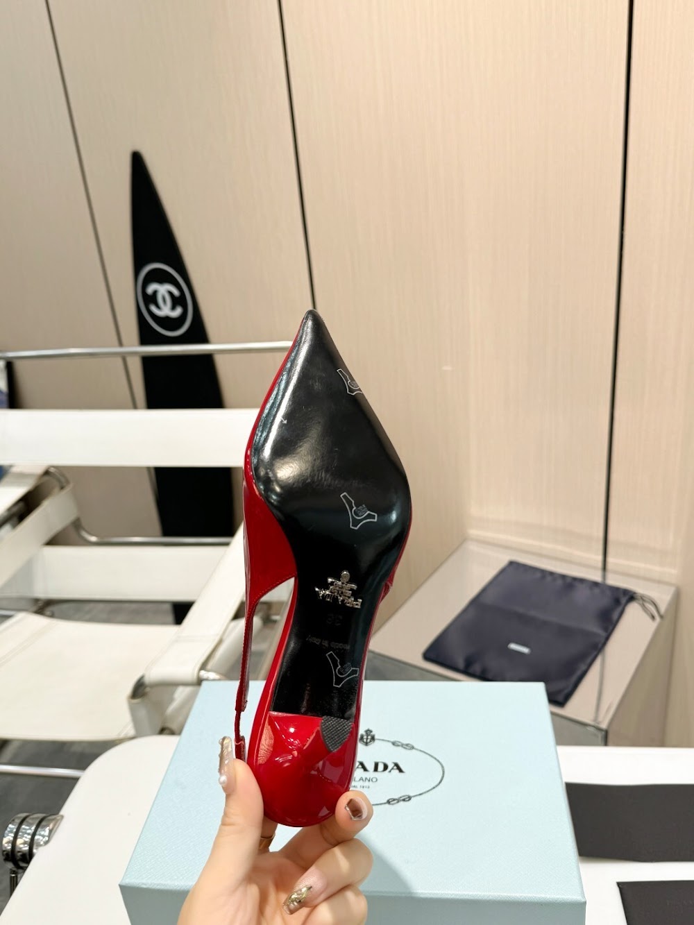 Ezyycart Bags Prada Luxury Heels --53401