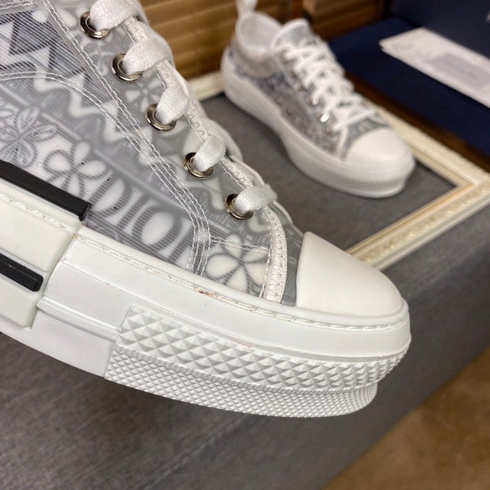 Anum Bags DIR B23 White and Black LOW-TOP SNEAKER