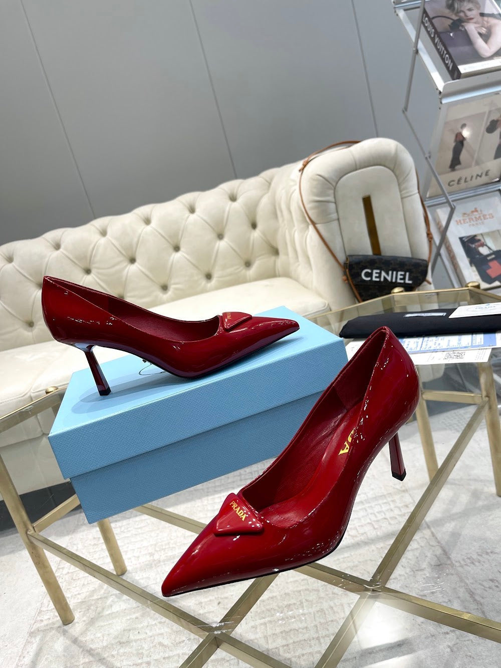 Ezyycart Bags Prada Luxury Heels --53372