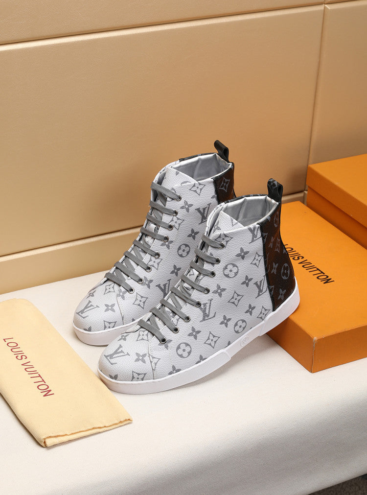 Anum Bags LUV Stellar Trainer Boot White Black Sneaker