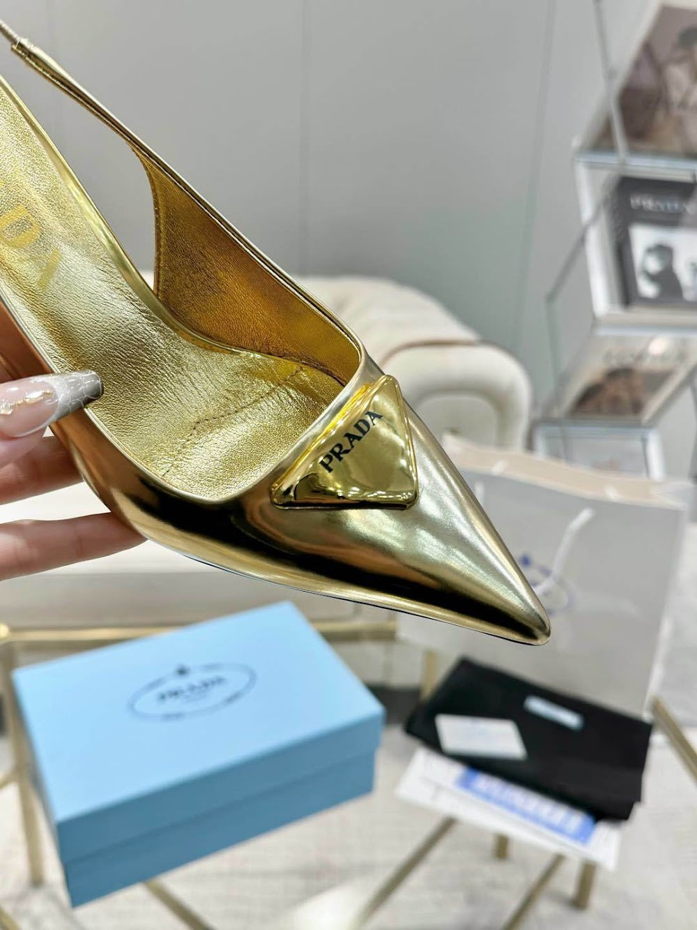 Ezyycart Bags Prada Luxury Heels --53508