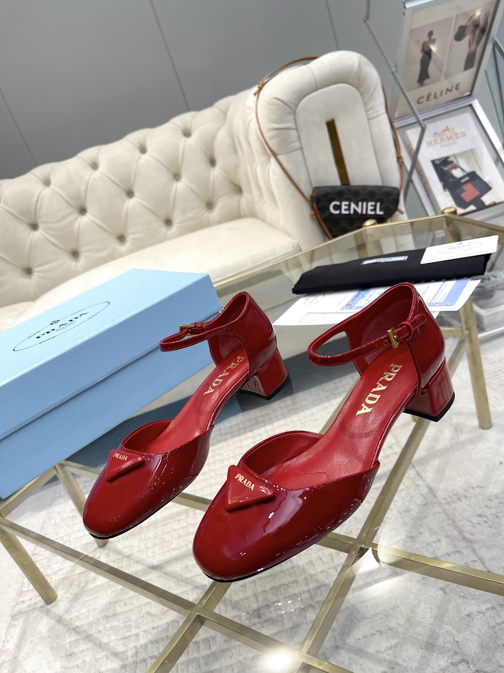 Ezyycart Bags Prada Luxury Heels --52964