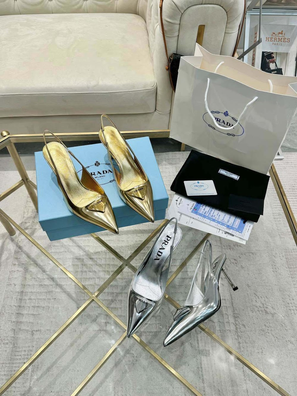 Ezyycart Bags Prada Luxury Heels --52839
