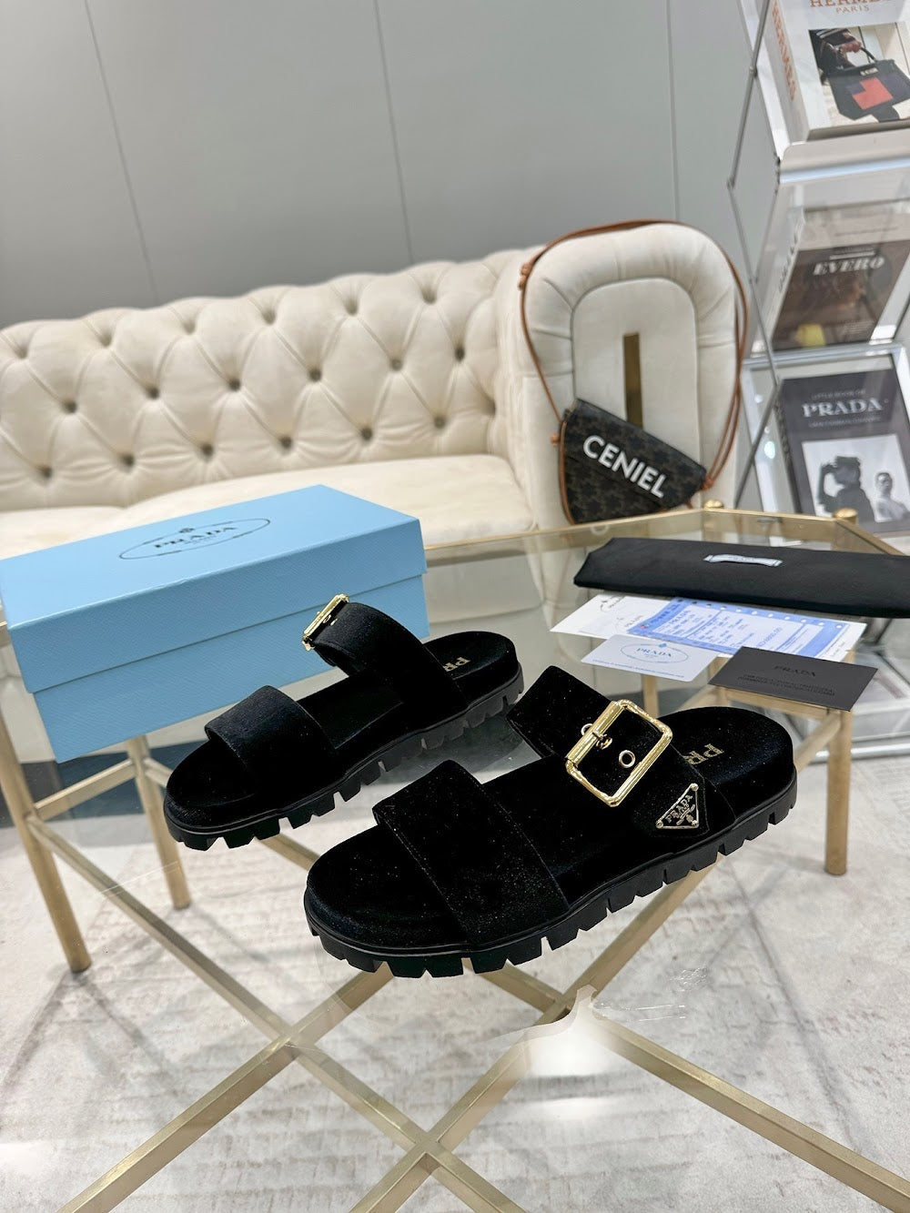 Ezyycart Bags Prada Luxury Heels --53211