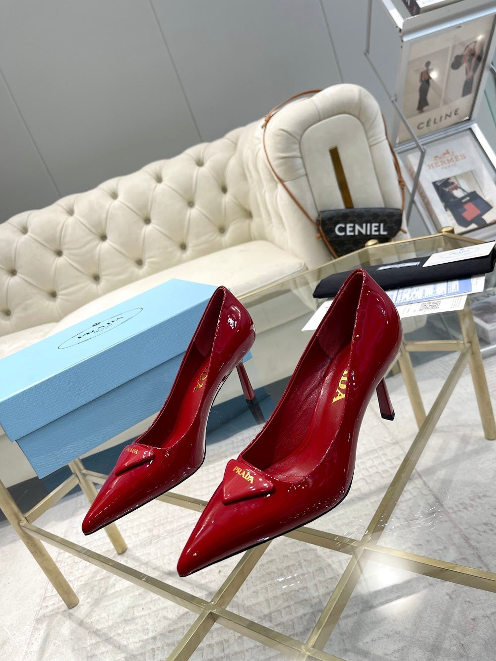 Ezyycart Bags Prada Luxury Heels --53372