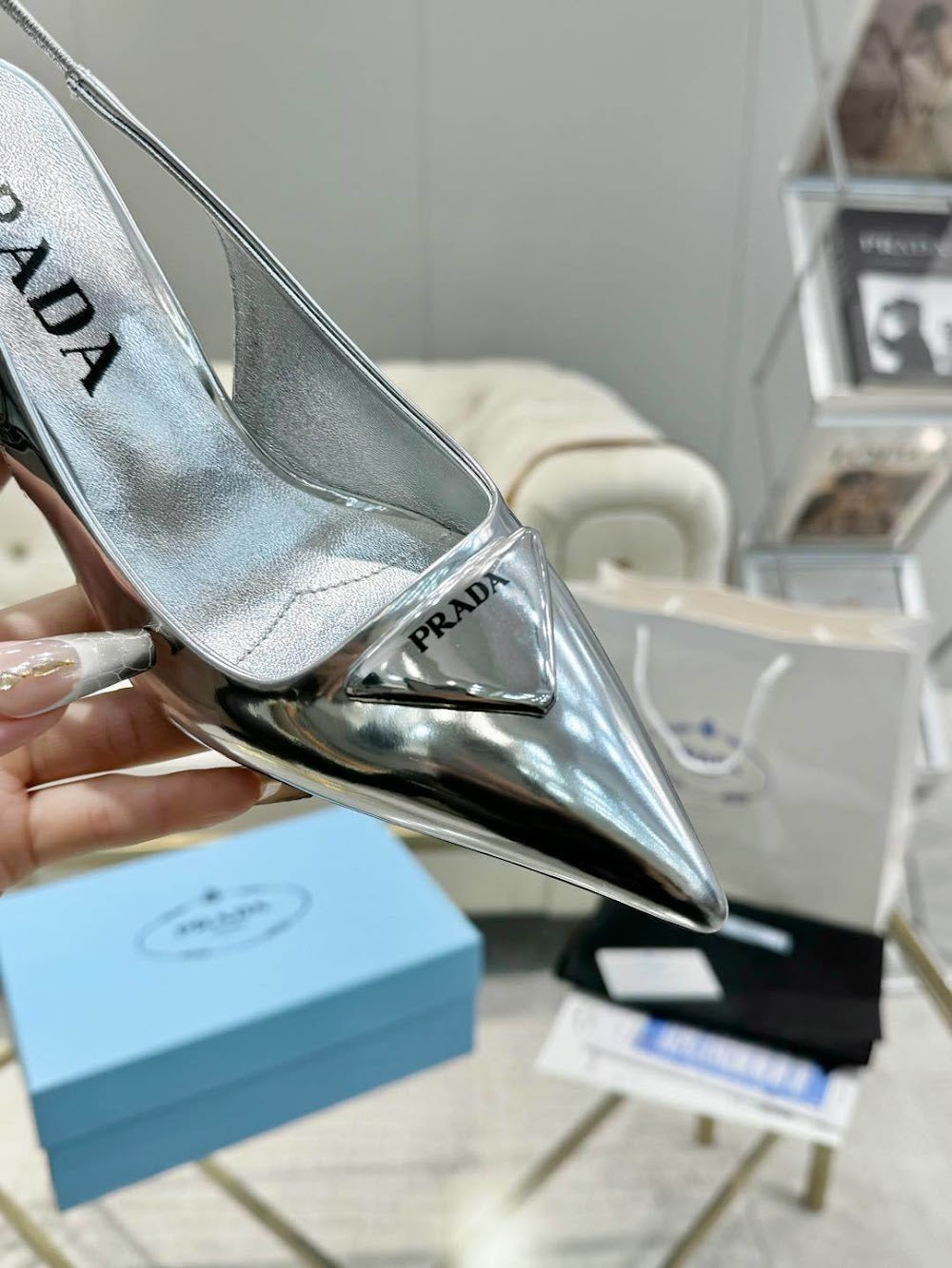 Ezyycart Bags Prada Luxury Heels --52839
