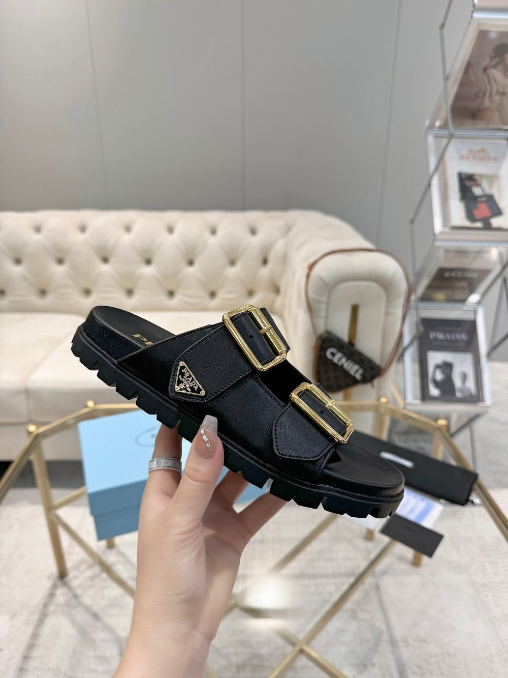 Ezyycart Bags Prada Luxury Heels --53017