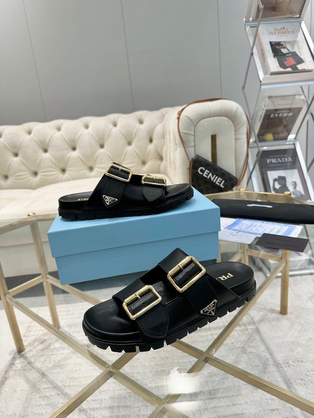 Ezyycart Bags Prada Luxury Heels --53017