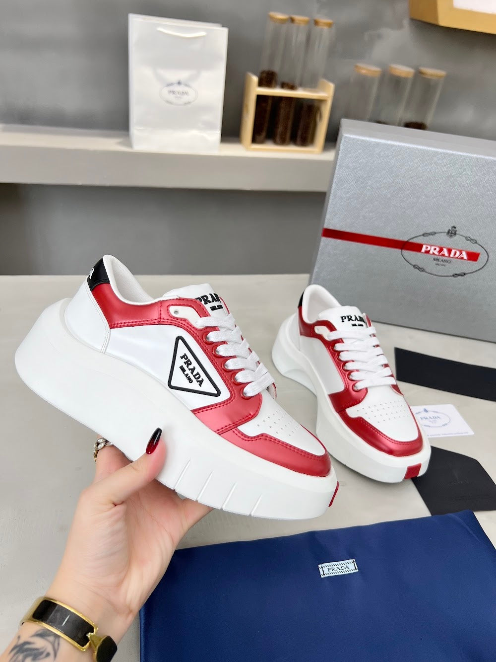 Ezyycart Bags Prada Luxury Heels --53035