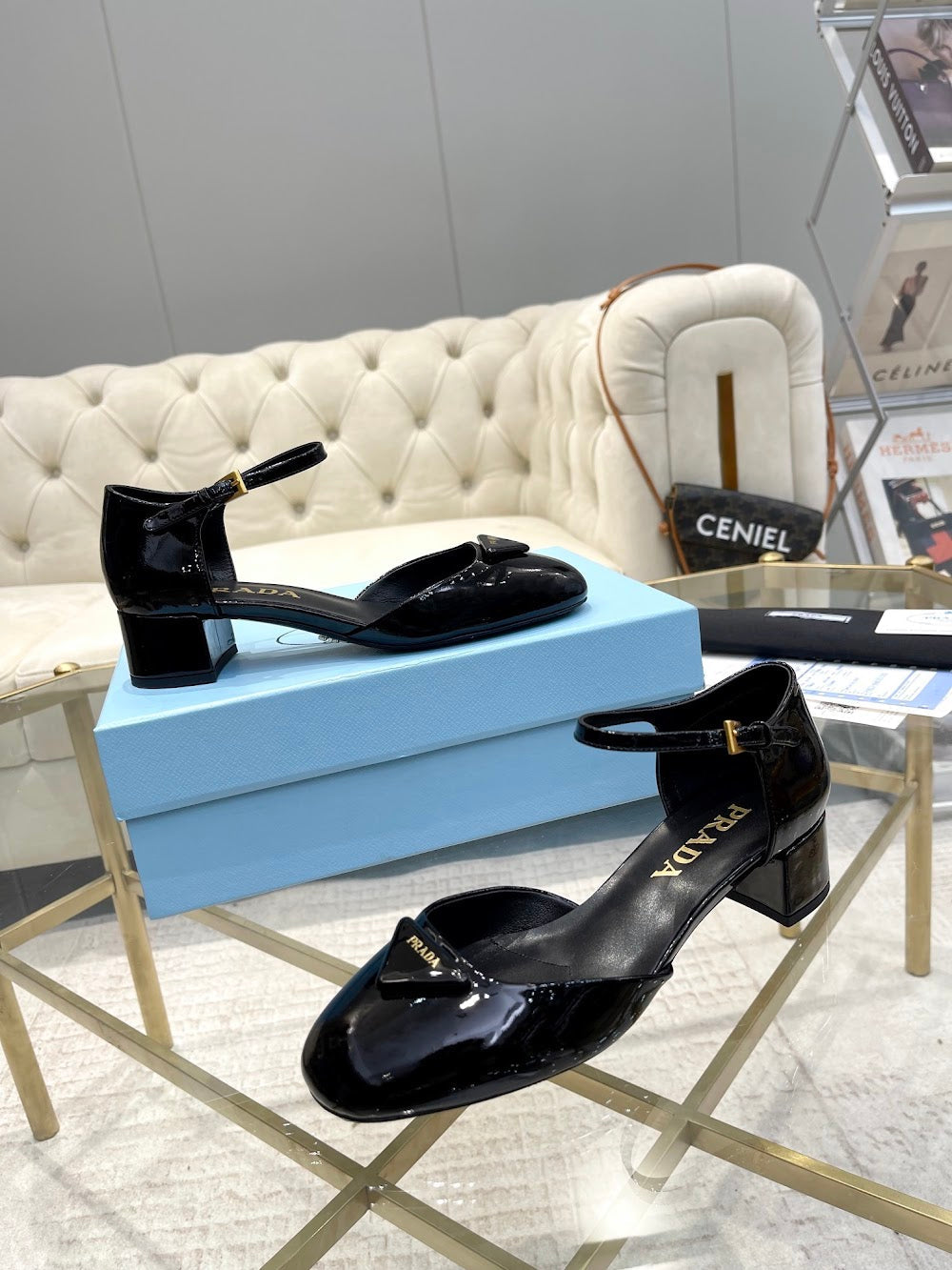 Ezyycart Bags Prada Luxury Heels --53360