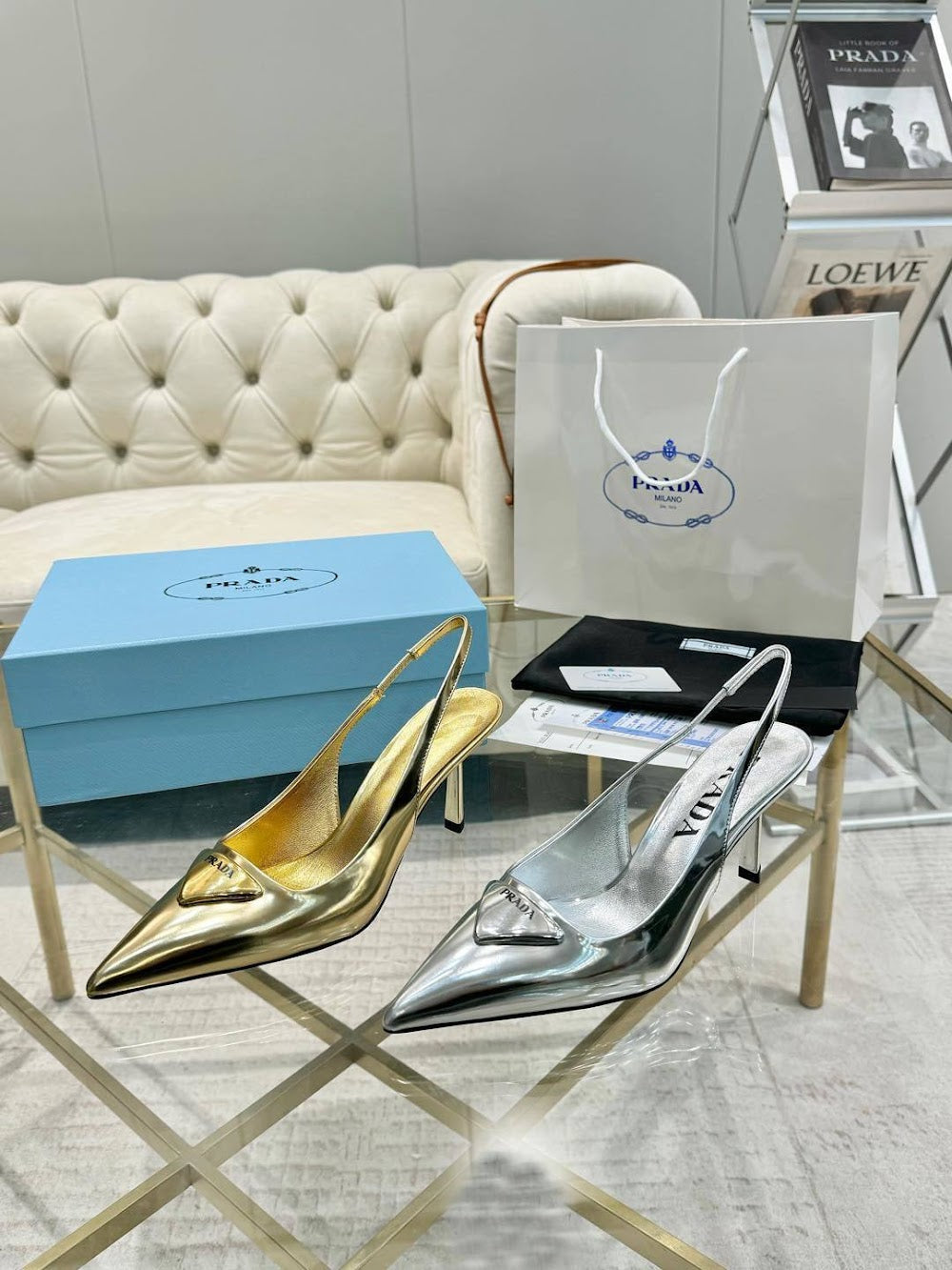Ezyycart Bags Prada Luxury Heels --53508