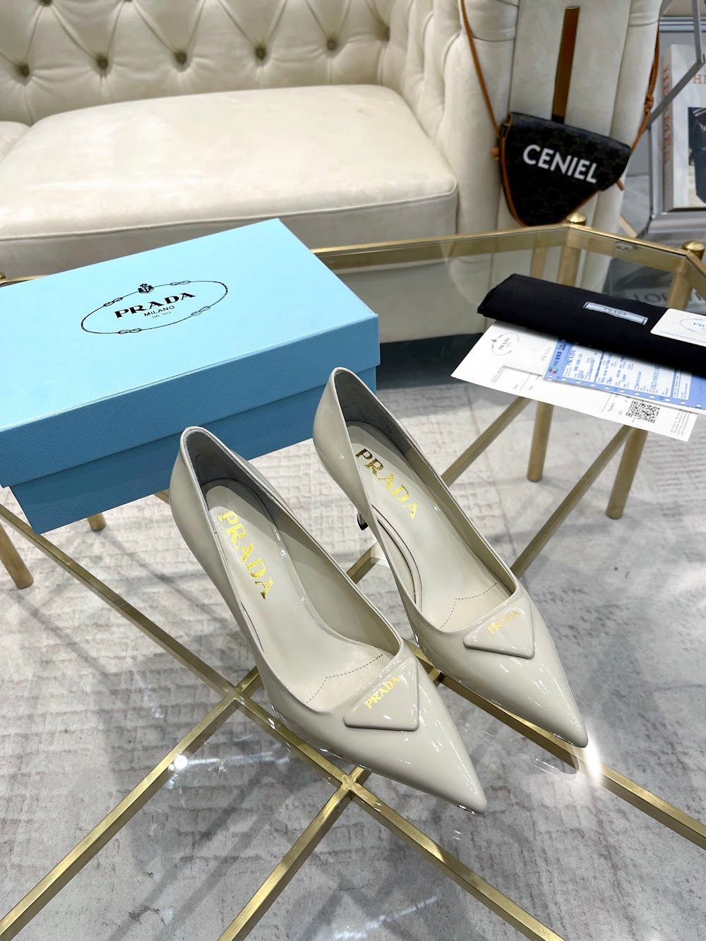 Ezyycart Bags Prada Luxury Heels --53358
