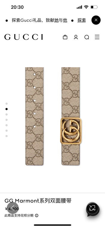 Ezyycart Bags Guccin Luxury Belt --108538