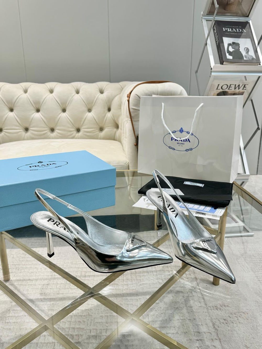 Ezyycart Bags Prada Luxury Heels --52839