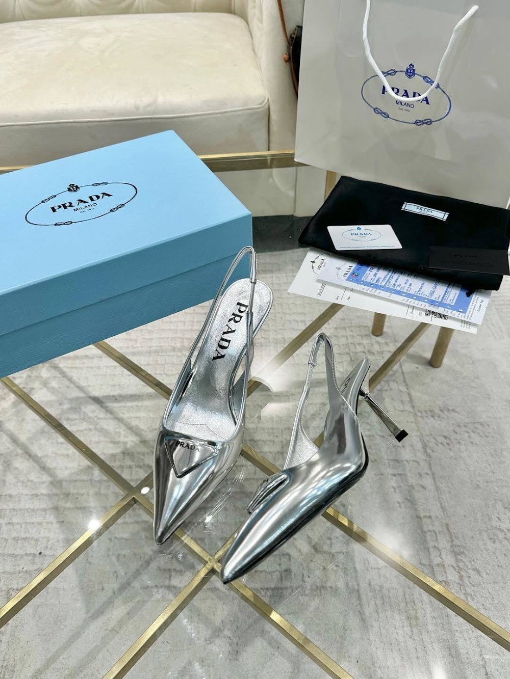 Ezyycart Bags Prada Luxury Heels --52839