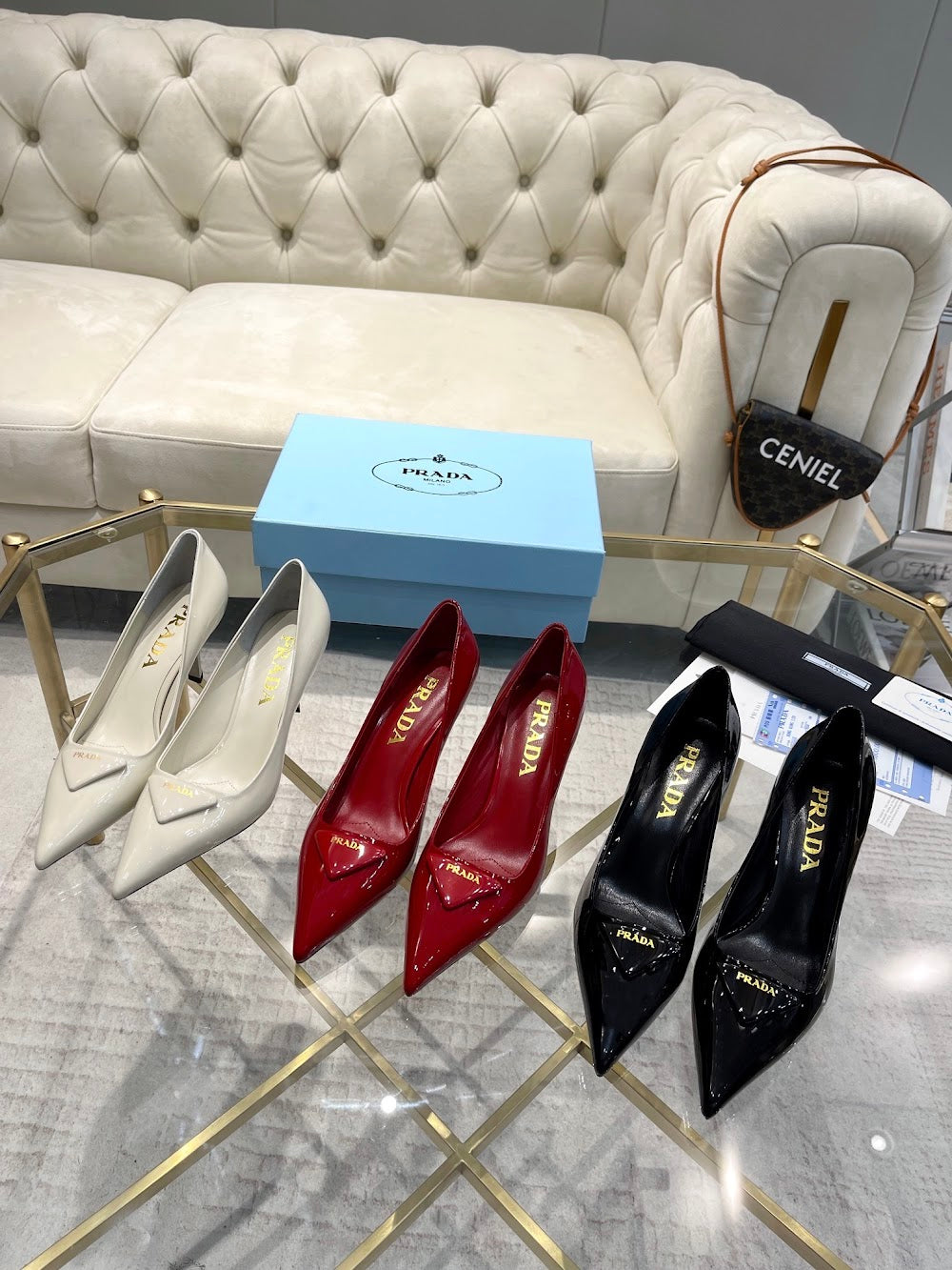 Ezyycart Bags Prada Luxury Heels --53348