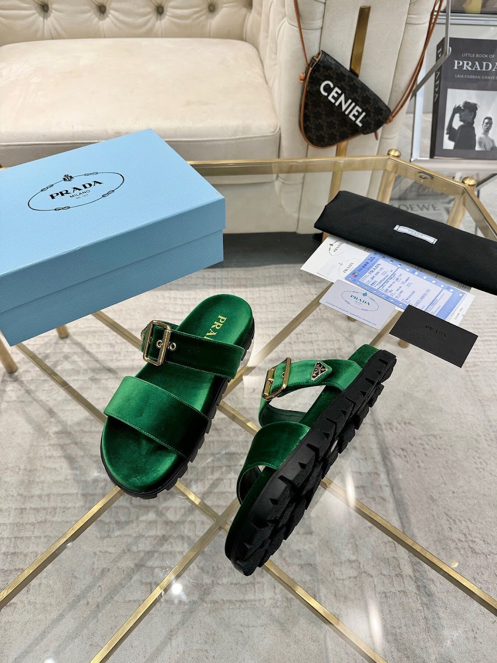 Ezyycart Bags Prada Luxury Heels --52712