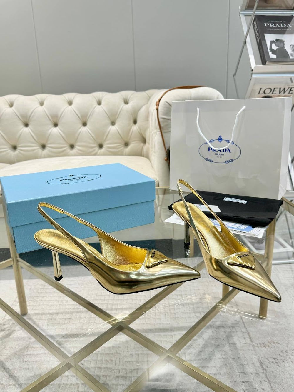 Ezyycart Bags Prada Luxury Heels --53508