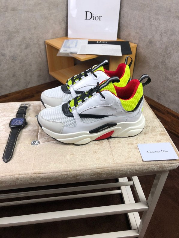 Anum Bags DIR B22 White And Yellow Sneaker