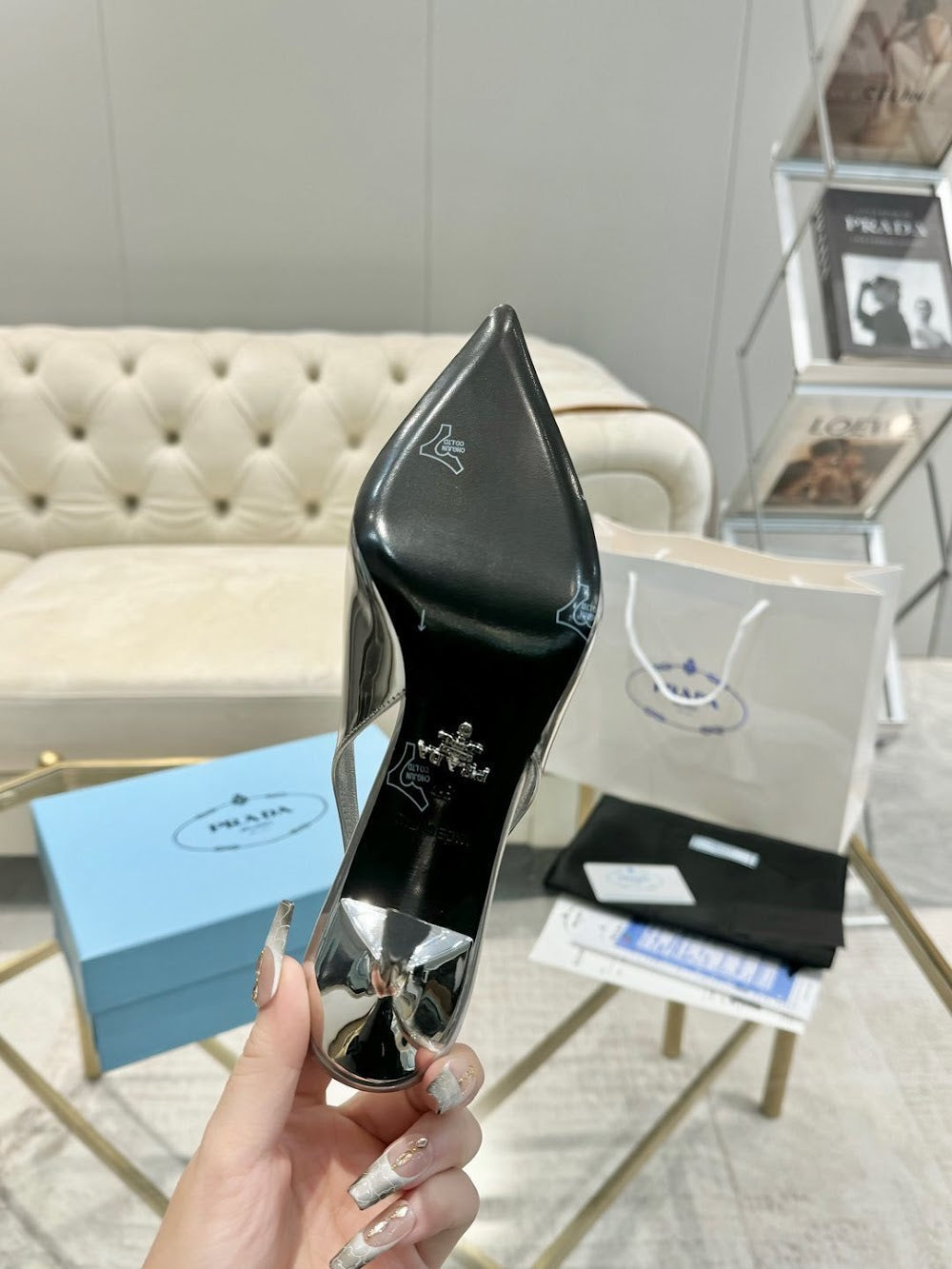 Ezyycart Bags Prada Luxury Heels --52839