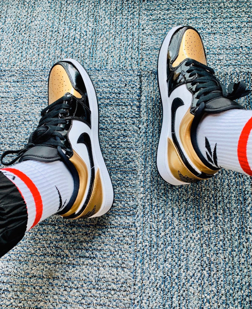 Ezyycart Bags AJ1 black gold