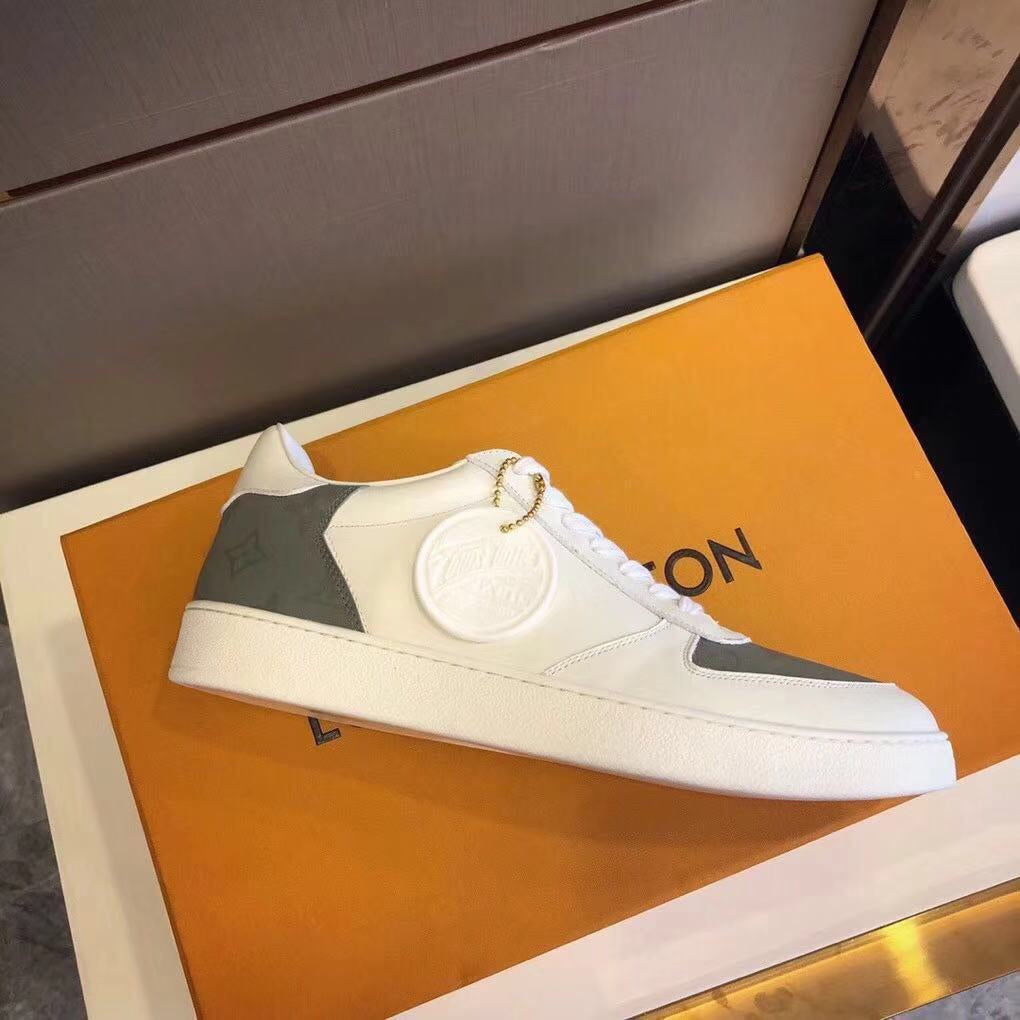 Anum Bags LUV Rivoli Low Gray White Sneaker