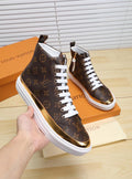 Anum Bags LUV HIgh Top Brown White Sneaker