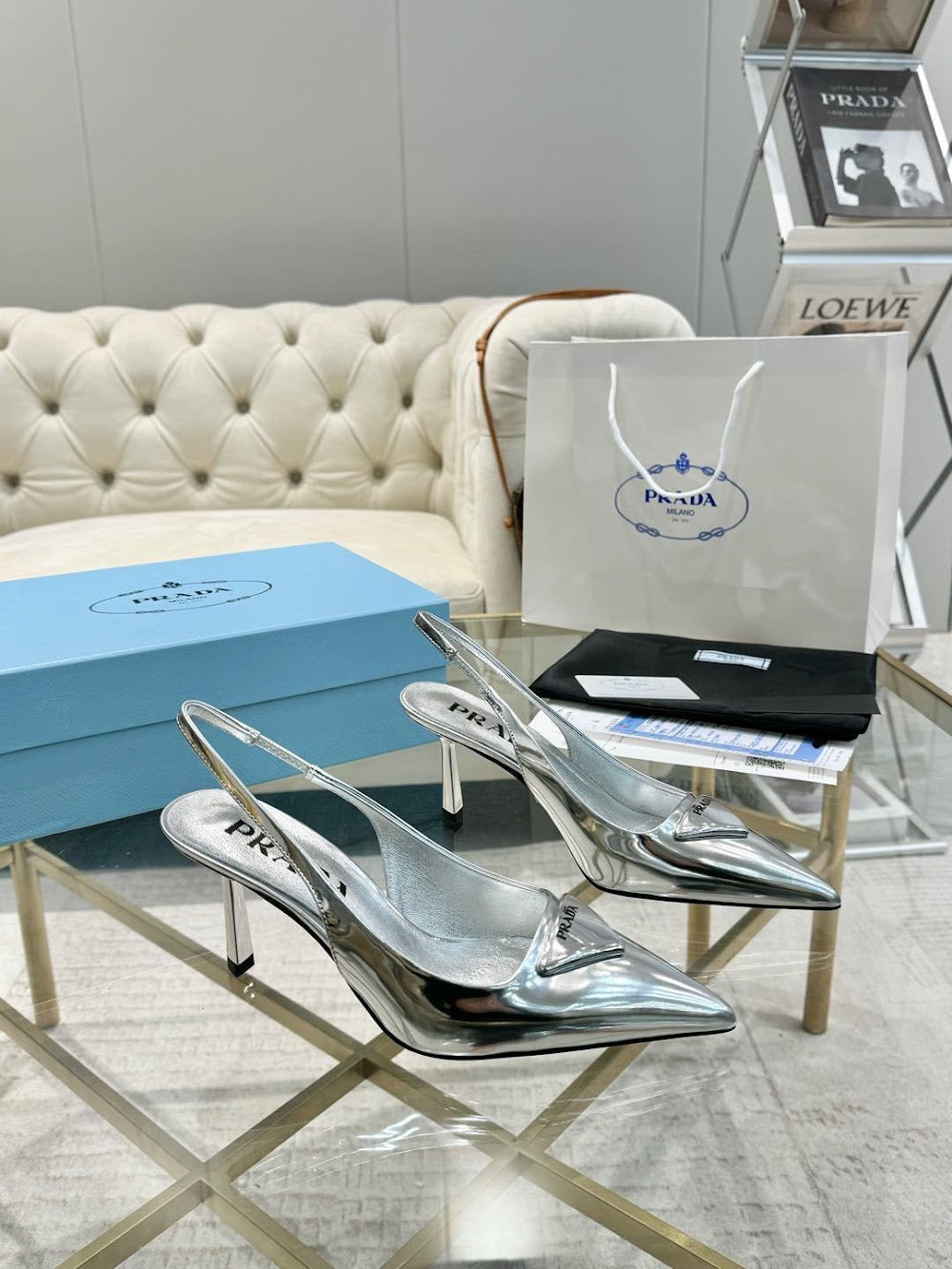 Ezyycart Bags Prada Luxury Heels --52839
