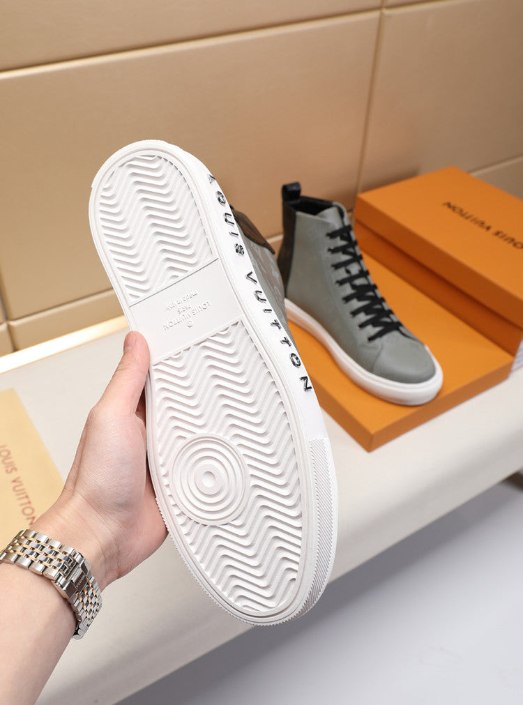 Anum Bags LUV Stellar Trainer Boot Gray Black Sneaker