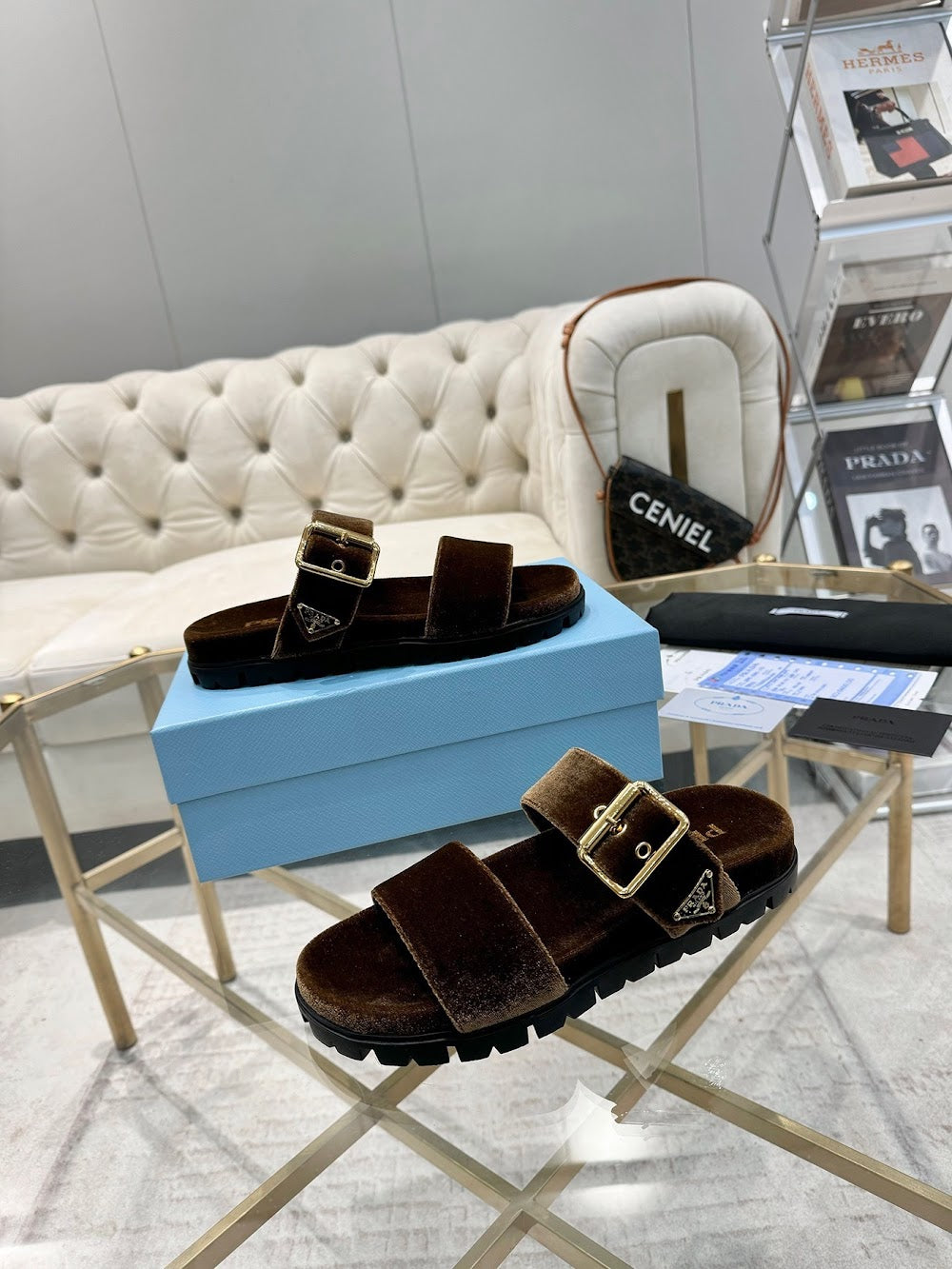 Ezyycart Bags Prada Luxury Heels --52896