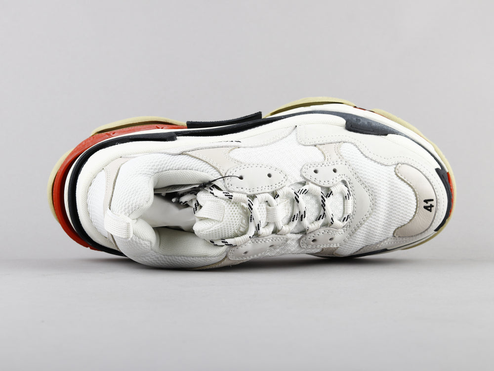 Ezyycart Bags Bla Triple S White Red Sneaker