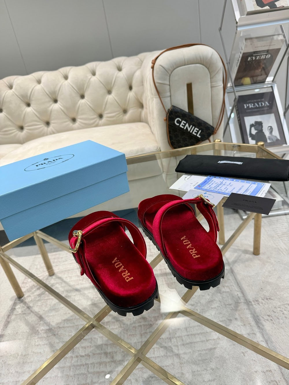 Ezyycart Bags Prada Luxury Heels --53483