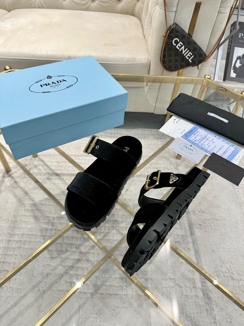 Ezyycart Bags Prada Luxury Heels --53211