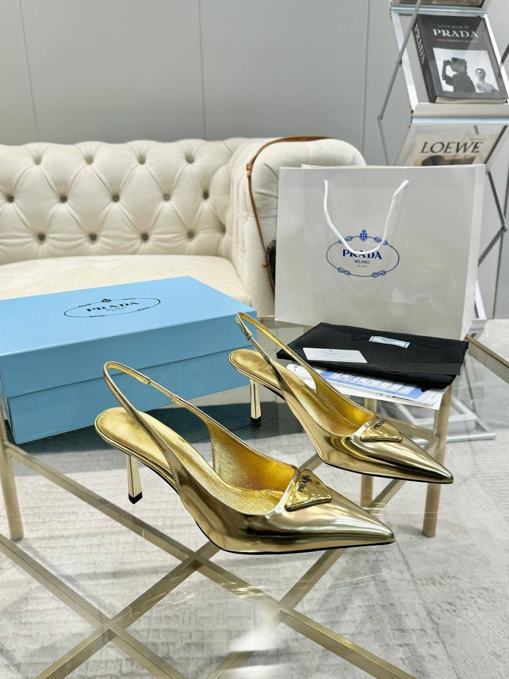 Ezyycart Bags Prada Luxury Heels --53508