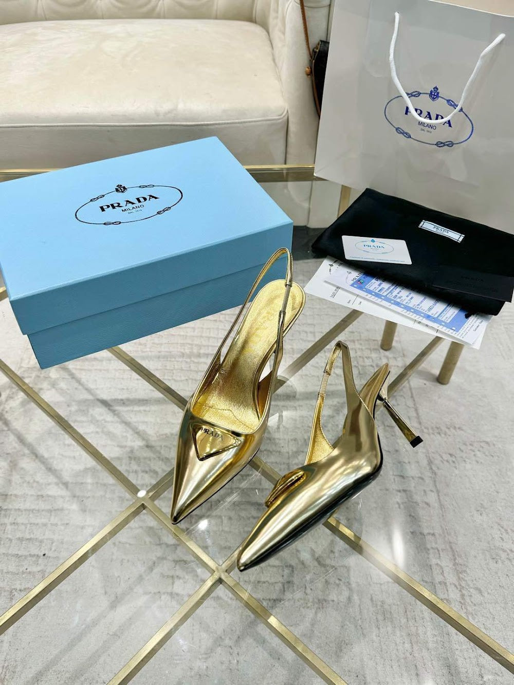 Ezyycart Bags Prada Luxury Heels --53508