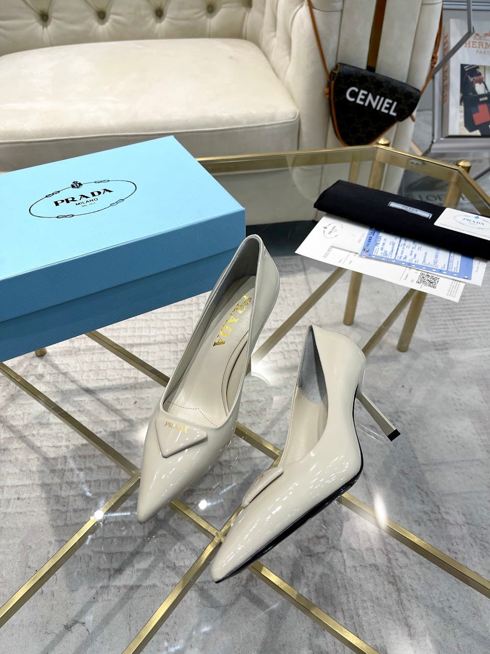 Ezyycart Bags Prada Luxury Heels --53358