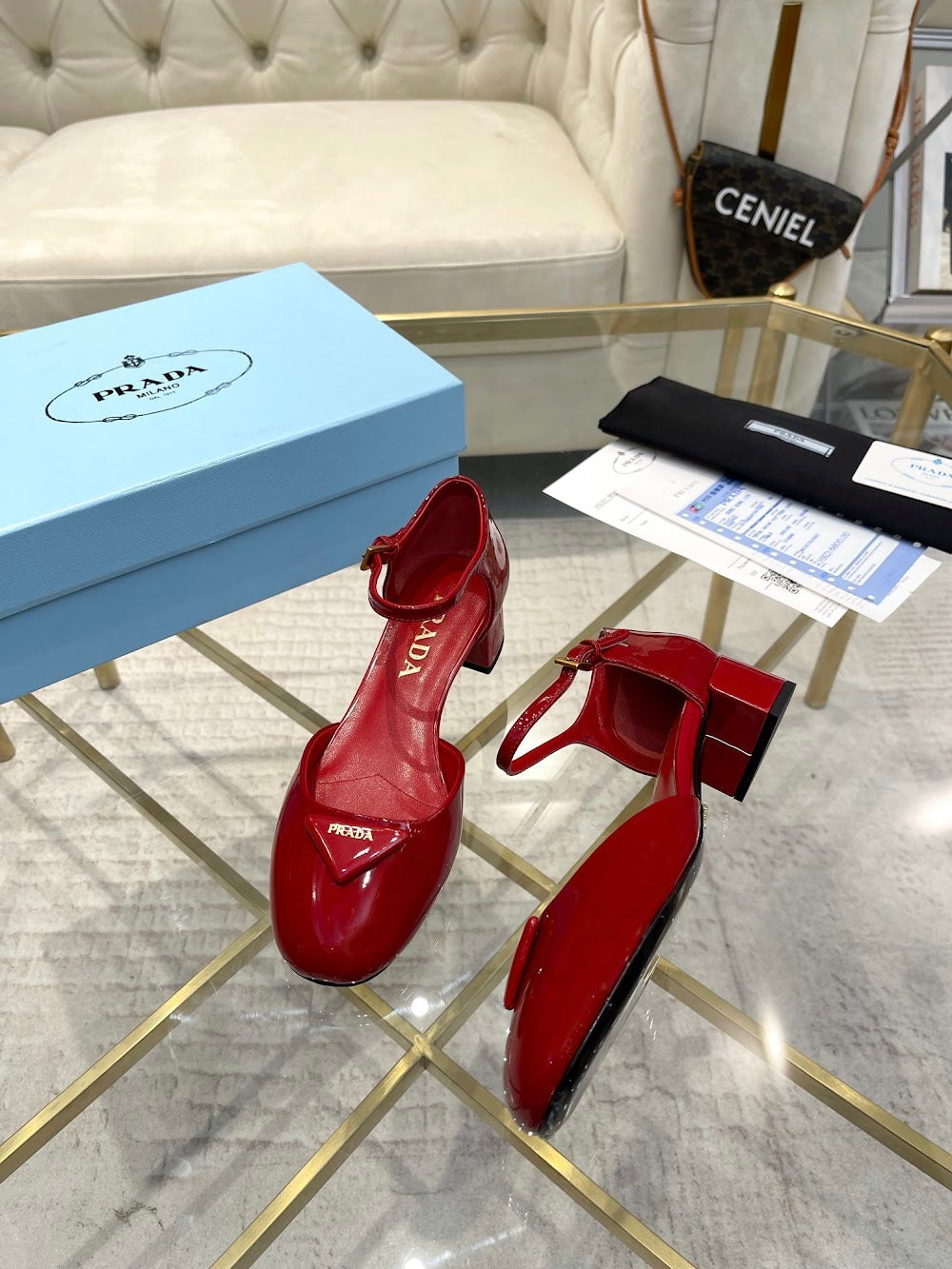 Ezyycart Bags Prada Luxury Heels --52964
