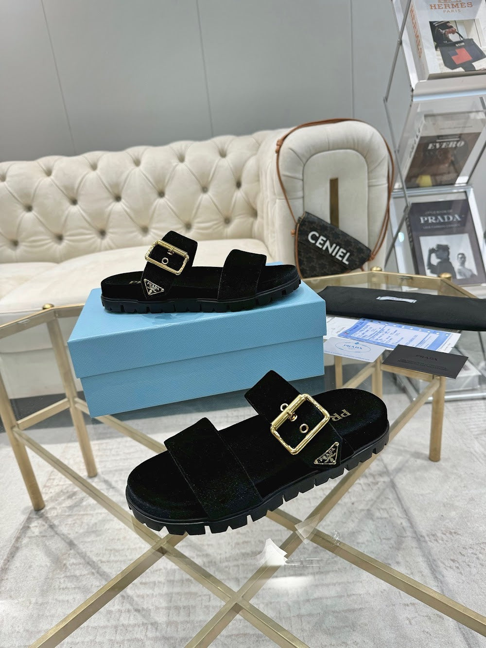 Ezyycart Bags Prada Luxury Heels --53211